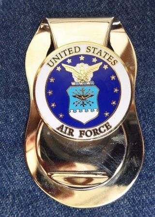Lovely Vintage Money Clip United States Air Force