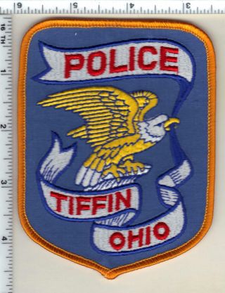 Tiffin Police (ohio) Shoulder Patch From 1991