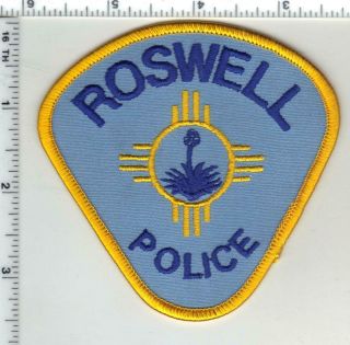 Roswell Police (mexico) 5th Issue Shoulder Patch