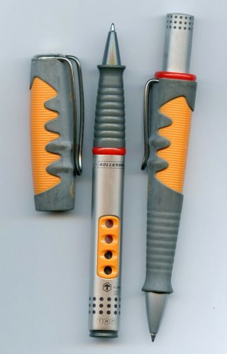 Rotring Core Eternium Orange Rollerball Pen & Mechanical Pencil Set