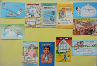 Ronald Reagan,  11 Comic Postcards By Coral - Lee,  Nancy,  With Tip O 