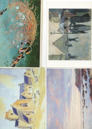 88 Postcards: Of Art From Various Arists