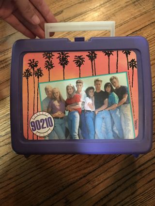 Vintage Beverly Hills 90210 Lunchbox And Thermos 1991 Tv Fox Luke Perry