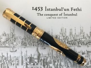 Omas 1453 The Conquest Of Istanbul Roller Ball Fantastic Pen Msrp $3550