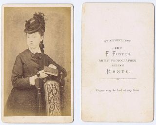 Cdv Victorian Lady Carte De Visite Photograph By Foster Of Odiham