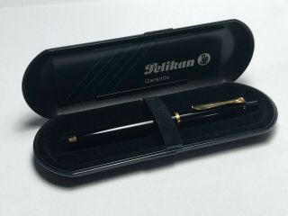 Pelikan K 100 Black And Gold Ballpoint Pen Writer