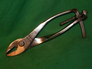 Vintage Sta Tite Corp.  Lock Matic 707,  U.  S.  A.  Slip - Joint Collectible Pliers Tool
