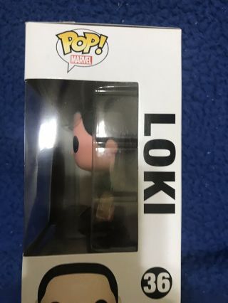 Funko POP Marvel LOKI 36 - Thor the Dark World Loki Without Helmet 5