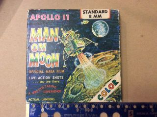 Official Nasa Film Apollo 11 Standard Film 8mm Vintage