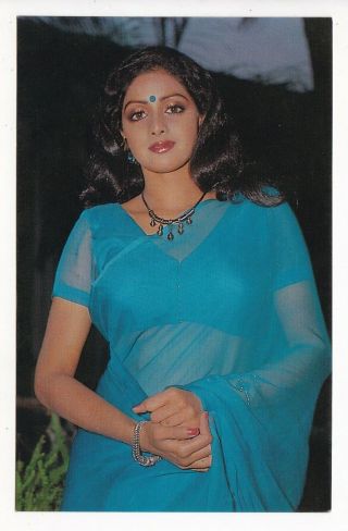 Sridevi,  Sri Devi Bollywood Postcard (universal 649)