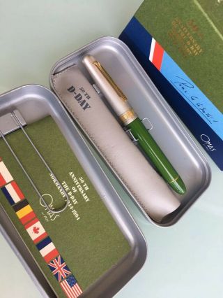 Omas 50th Anniversary Of The D - Day Normandy Fountain Pen