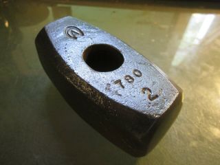 Vintage Atha 780 2 Lbs Hammer Head Blacksmith Tools,