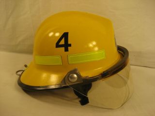 Morning Pride Fire Helmet Lite Force Iv 1995 Dated