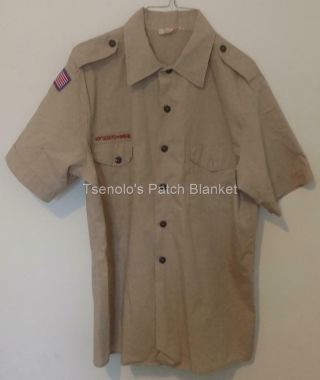 Boy Scout Now Scouts Bsa Uniform Shirt Size Adult Large Ss 034