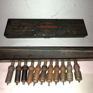 Vintage Craftsman Tool Box & Intergrip Pin Clamps For Sheet Metal Fabrication