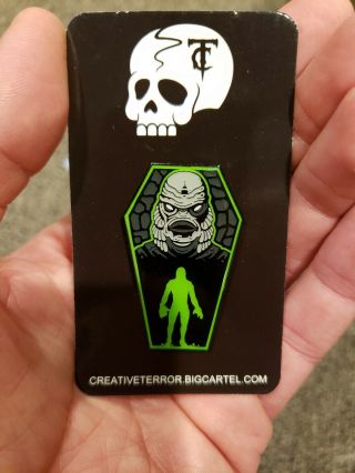 Creature From The Black Lagoon Black And White Limited To 20 Horror Enamel Pin