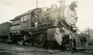 Cc590 Vintage Photo Boy On Steam Locomotive Engine,  Train " 602 " C Early 1900 