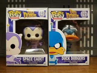 Space Cadet,  Duck Dodgers Funko Pop Looney Tunes Daffy Duck Porky Pig 427 442
