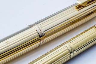 Sheaffer Imperial 797 Fountain and Ballpoint pen set - Goldplated - NOS 7