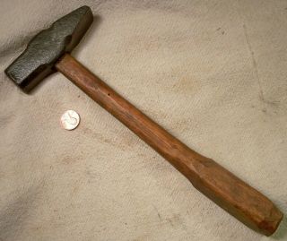 Blacksmith Hand Forged 1 Lb Cross Peen Hammer Old Anvil Tool Read