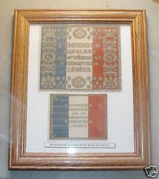 French Flag Set Of Napoleon Bonaparte.  France,  1812