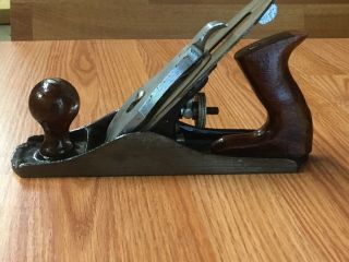 Vtg Stanley Bailey No.  4 Hand Plane Woodworking Tools Wood Planer