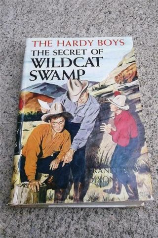 Vintage 1952 Book Hardy Boys The Secret Of Wildcat Swamp Franklin W.  Dixon Hc Dj