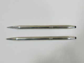 Cross Century Sterling Silver Ladies Ballpoint Pen & Pencil Set