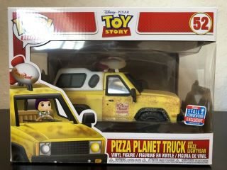 Funko Pop Rides Toy Story Pizza Planet Truck With Buzz Lightyear Nycc Exclusive