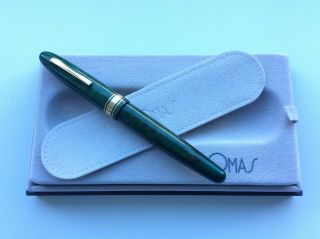 Omas Ogiva Am87 Green Wood Fountain Pen