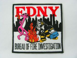 726 York Bureau Of Fire Investigations Fdny Patch Pink Panther Insp Clouseau