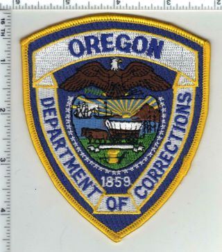 Department Of Corrections (oregon) 2nd Issue Shoulder Patch