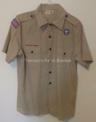 Boy Scout Now Scouts Bsa Uniform Shirt Size Adult Large Ss 049