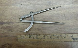 Old Tools,  Antique Ps&w 6 " Wing Divider,  Hvac,  Tinner,