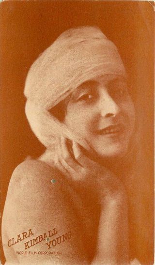 Clara Kimball Young C - 1910 Silent Movie Actress Postcard 8199