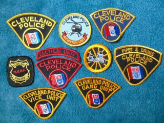 Ohio Police Patch Cleveland Police Various Units