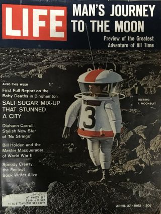 LIFE Magazines 1962 Man On The Moon Series 5