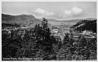Corner Brook,  Bay Of Islands,  Newfoundland,  Canada,  Town Overview,  C 1904 - 14