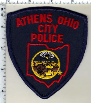 Athens City Police (ohio) Shoulder Patch From 1990