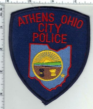 Athens City Police (ohio) 3rd Issue Shoulder Patch