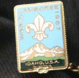 1967 Boy Scout World Jamboree Tie Tac Pin Idaho