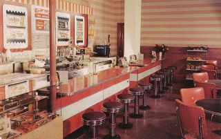Bushkill Pa Fernwood’s Soda Fountain 1950s Pocono Mountains Ice Cream