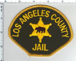 Los Angeles County Jail (california) - Shoulder Patch - From The 1980 