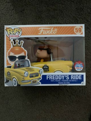 Funko Pop Freddys Ride Taxi Nycc 2016 Exclusive Le 2000