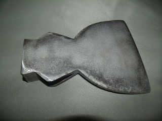 Vintage Hand - Forged 5 Inch Broad Axe Hewing Hatchet Head Polished Finish