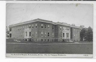 North Carolina Nc Rutherfordton Hospital 1913