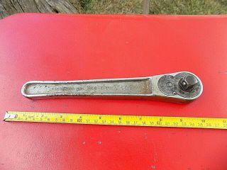 Vintage Rare Snap - On Usa S - 71 1/2 " Drive Master Ratchet 25 Tooth,  (1967 - 1978)