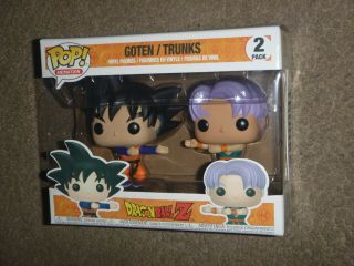 Funko Pop Dragon Ball Z Goten And Trunks 2 Pack Box Lunch Funimation Exclusive