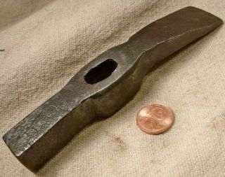 Early Small Hand Forged Stone Mason Hammer Head Collectible Tool Read