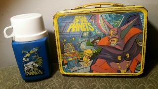 Vintage 1979 " Battle Of The Planets " Metal Lunchbox & Thermos Rare